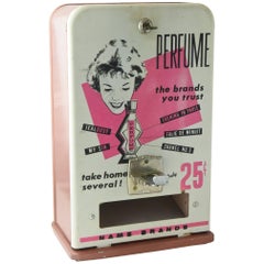 Vintage A. B. T. Co.  Mid-Century 25c Perfume Dispenser Vending Coin-op Machine