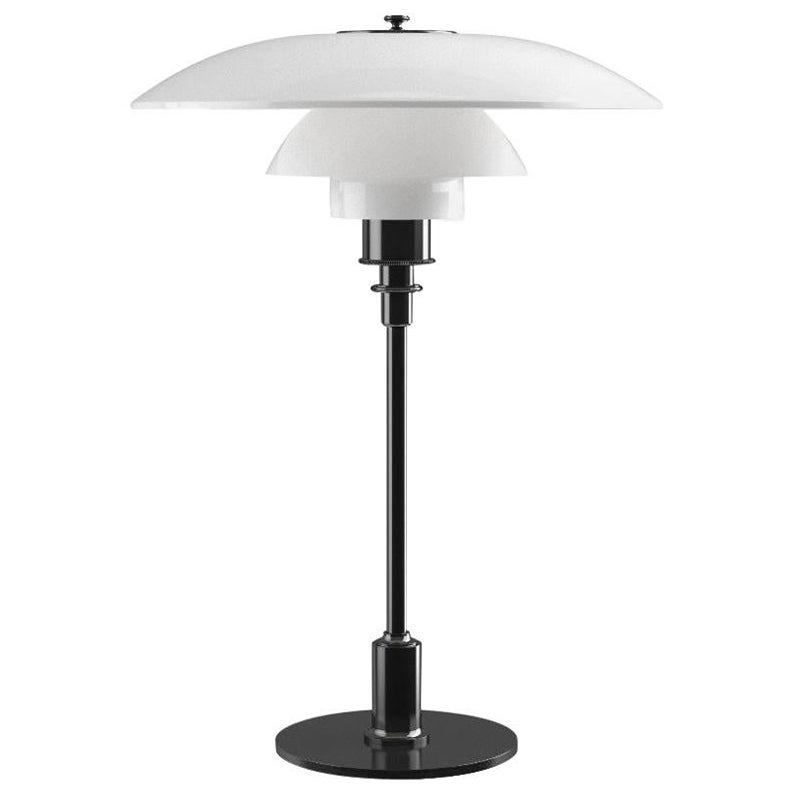 Lampe de table en verre opalin PH 3½-2½ de Poul Henningsen pour Louis Poulsen en vente