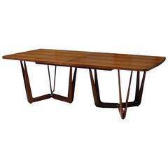 Studio Built Custom Walnut Dining or Conference Table 1