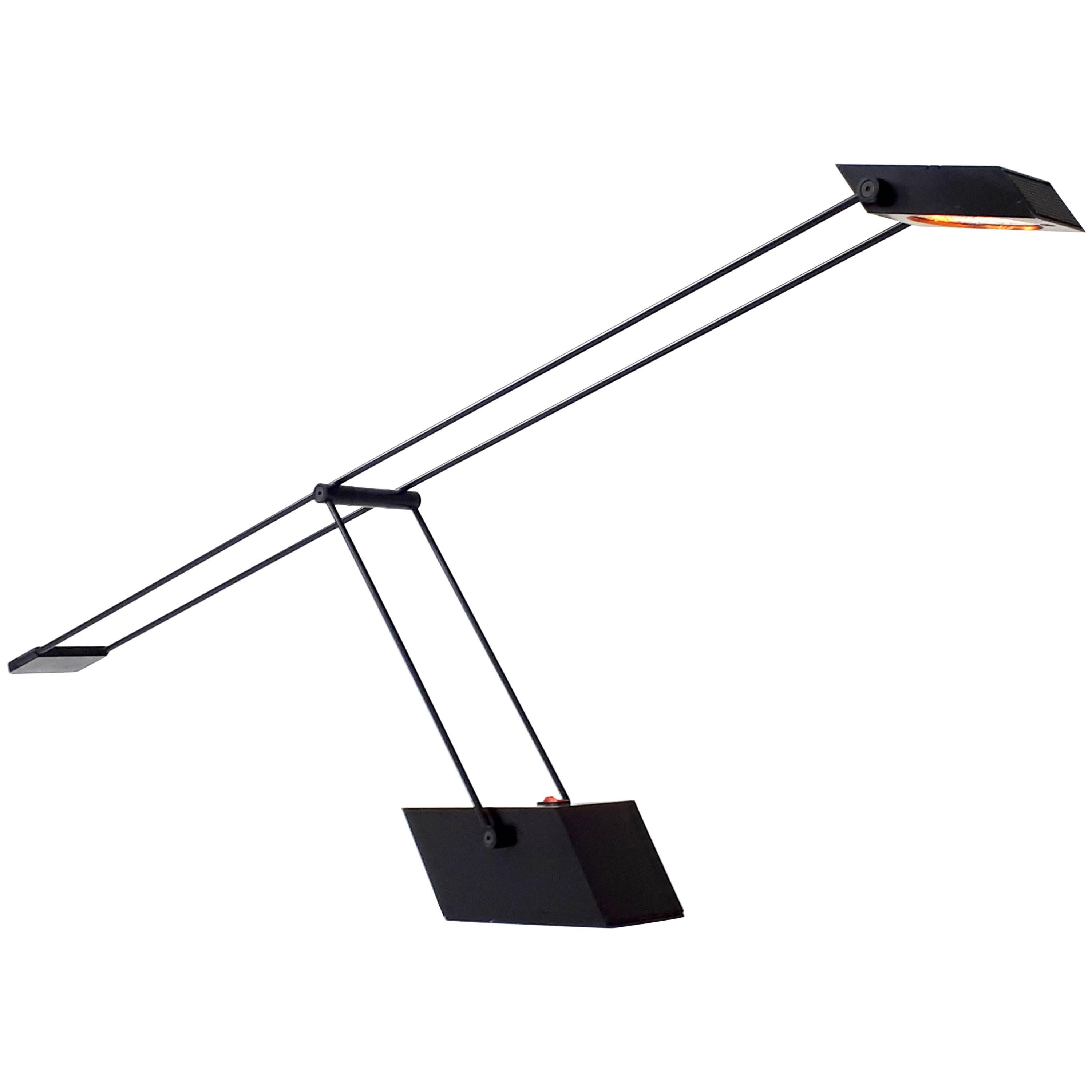 Lampada da tavolo alogena italiana, anni '70