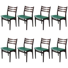 Set of Eight Swedish Dinning Chairs