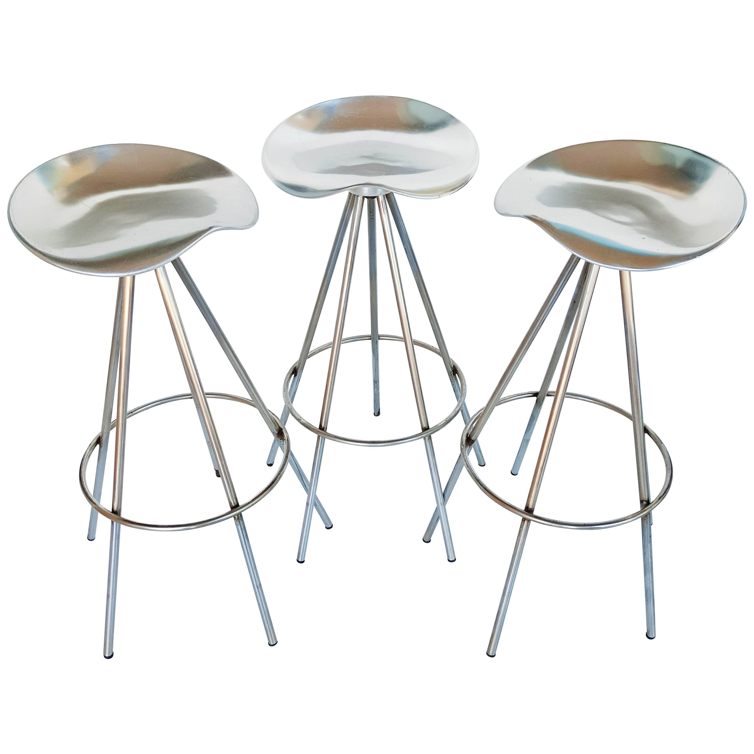 Set of Three Pepe Cortes Jamaica Stools by Amat for Knoll