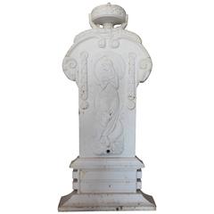 Late 19th Century Wrought Iron Fountain Plaque 7