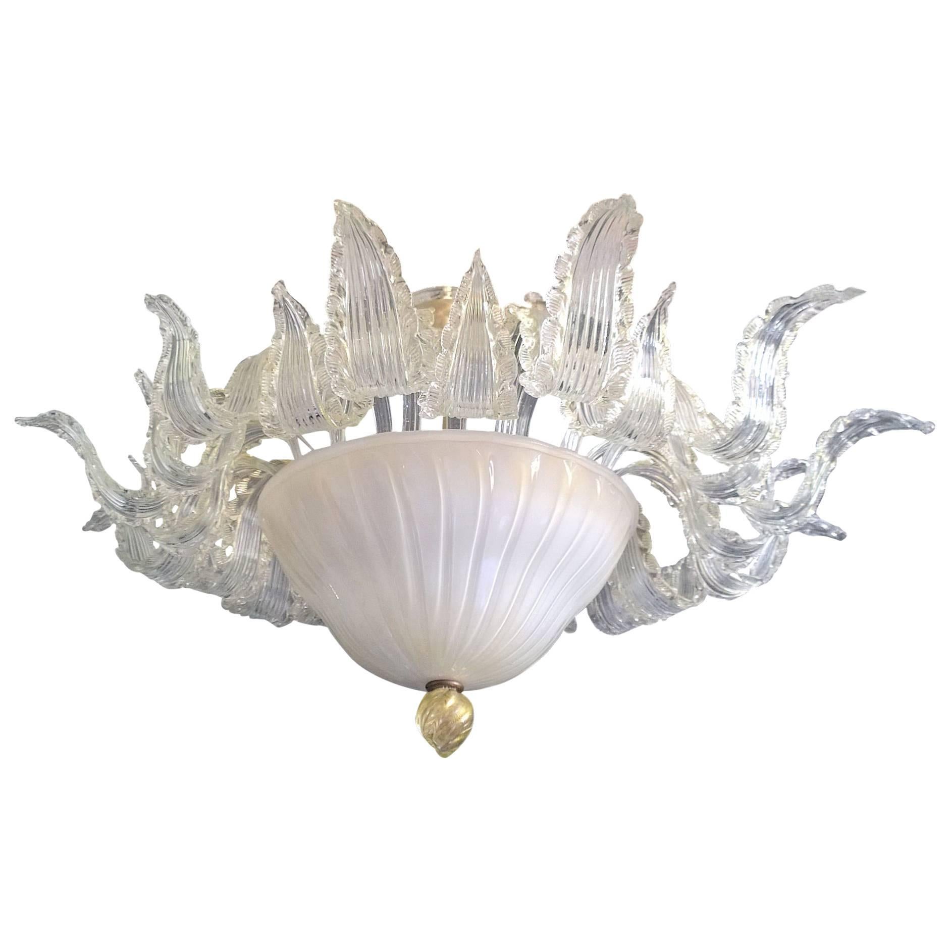 Murano Chandelier by Ercole Barovier