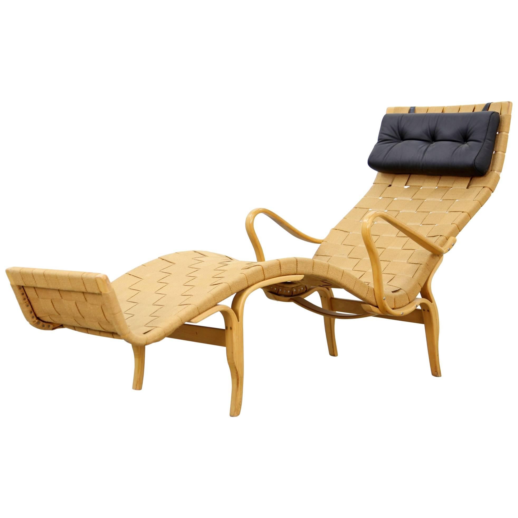 "Pernilla" Lounge Chair by Bruno Matthsson, Sweden