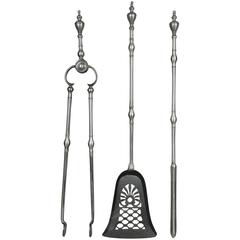Set of Three George III Steel Fireplace Tools 2