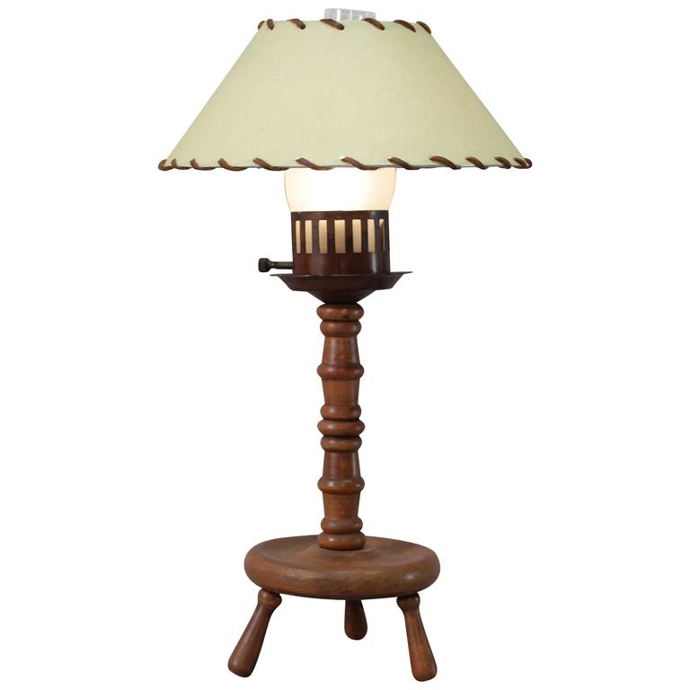 1930s Monterey Period Wood Table Lamp For At 1stdibs 1930s Monterey Period Wood Table Lamp For