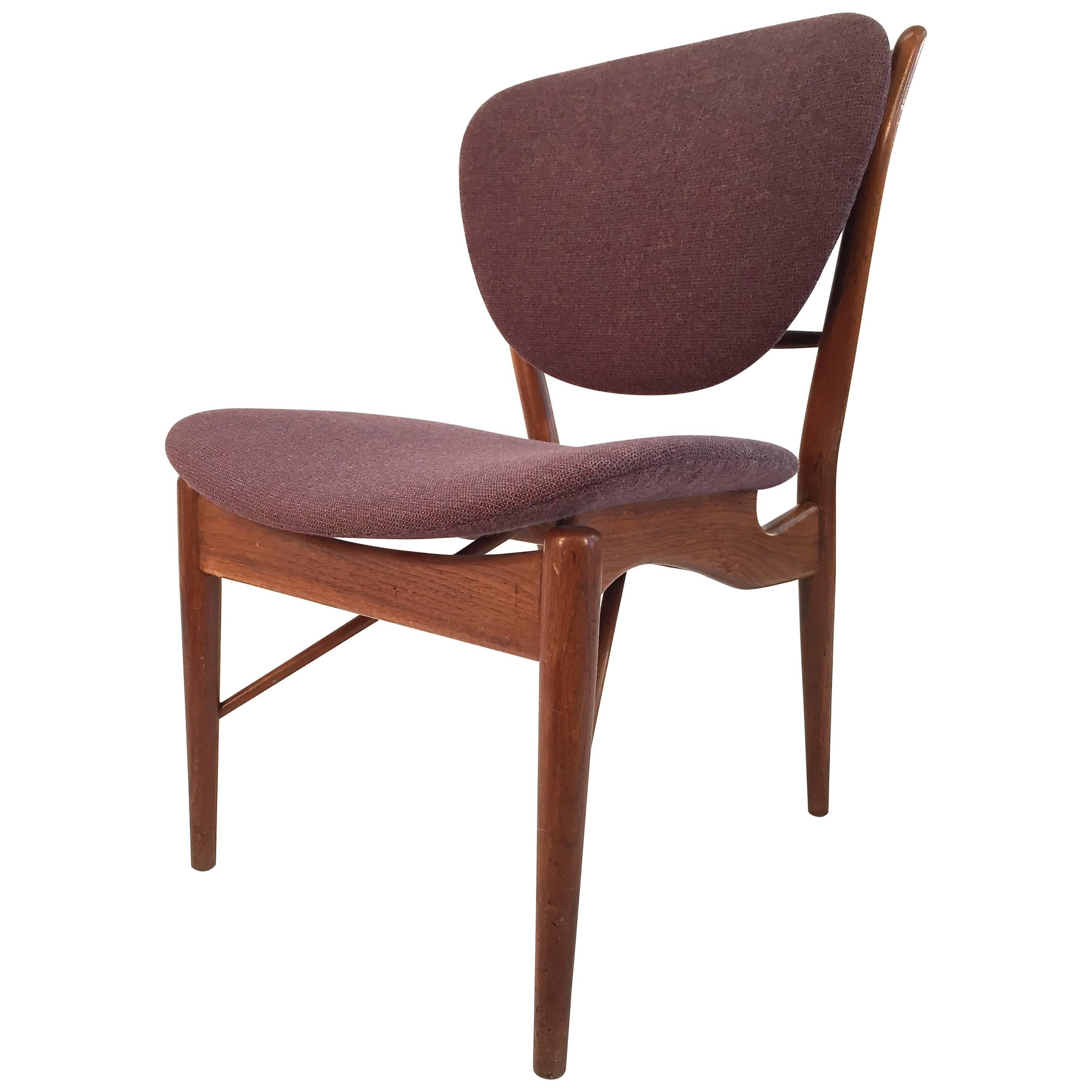 Finn Juhl Model Nv-51 Side Chair for Baker For Sale