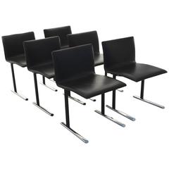 1970s, Saporiti Dining Chairs Set of Six 12
