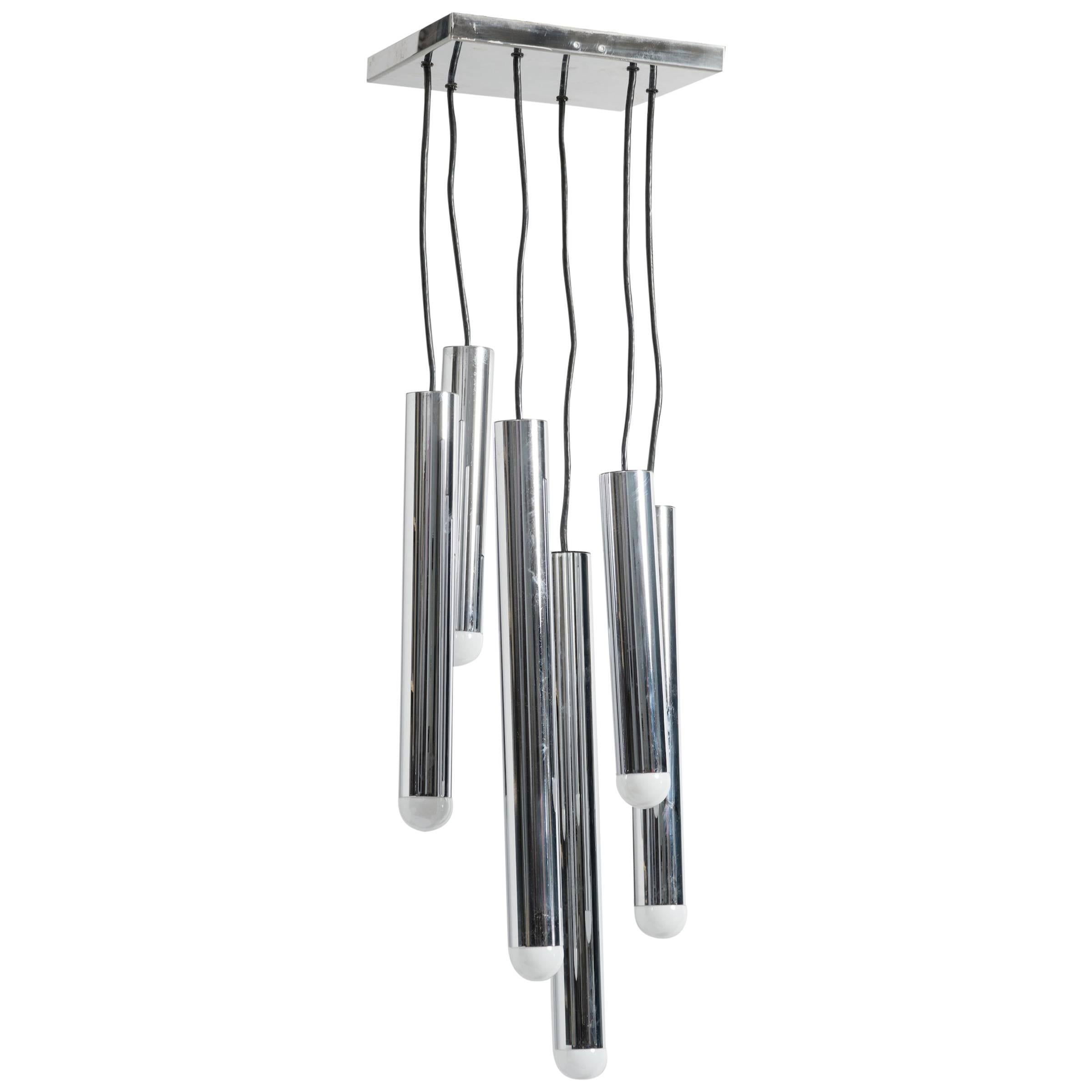 1970s Cascading Pendant Chandelier by Staff, Germany