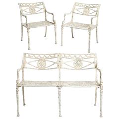 1950s Three-Piece Classical Outdoor Set