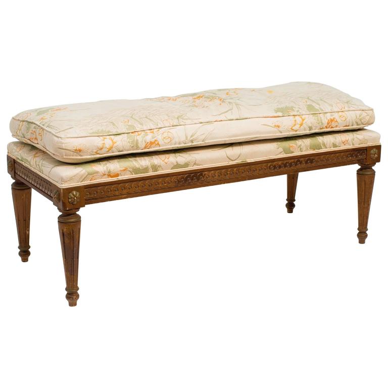 French Style Bench For Sale at 1stdibs
