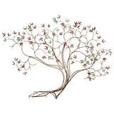 Curtis Jere Style Tree Wall Sculpture