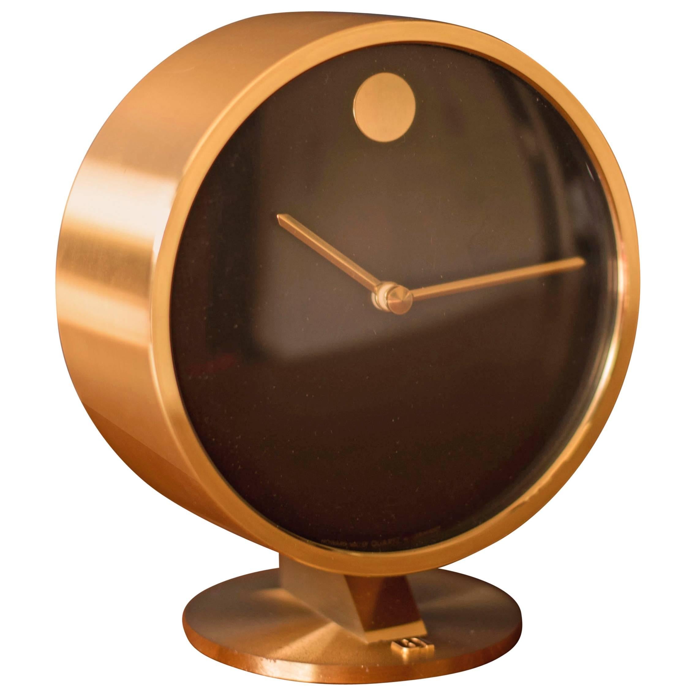 Howard Miller Brass Museum Clock