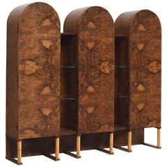 Large Italian Cabinet in Walnut Burl 2