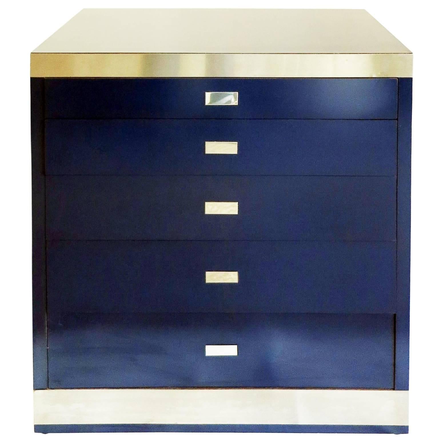 Willy Rizzo Chest of Drawers, Italian, 1970s For Sale