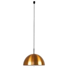 Round Copper Pendant from Staff Leuchten, Germany, 1960s