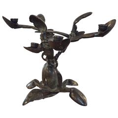 Arman, Candlestick, Bronze, Signed and Numbered 36/99, France