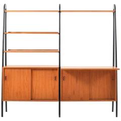 Mid-Century Danish Teak Shelf System or Bookcase, 1950s 5