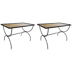 Two Mid-Century Modern French Coffee Center Tables by Maison Jansen, 1950s 7