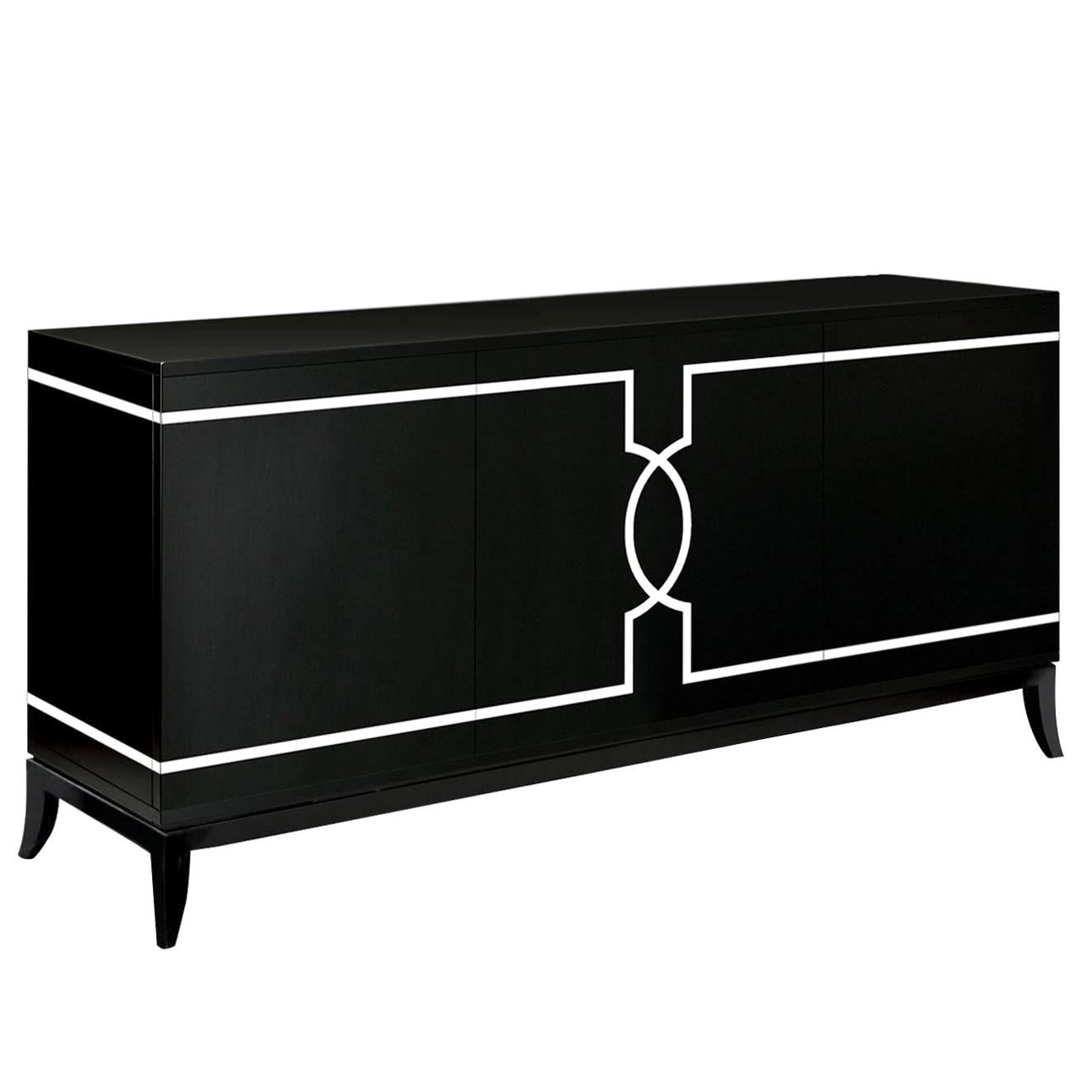 Laure Sideboard with Curved Legs