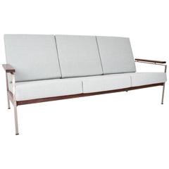 1950s Dutch Mid-Century Modern Sofa by Rob Parry New Upholstered