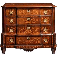 Antique Dutch Marquetry Chest of Drawers