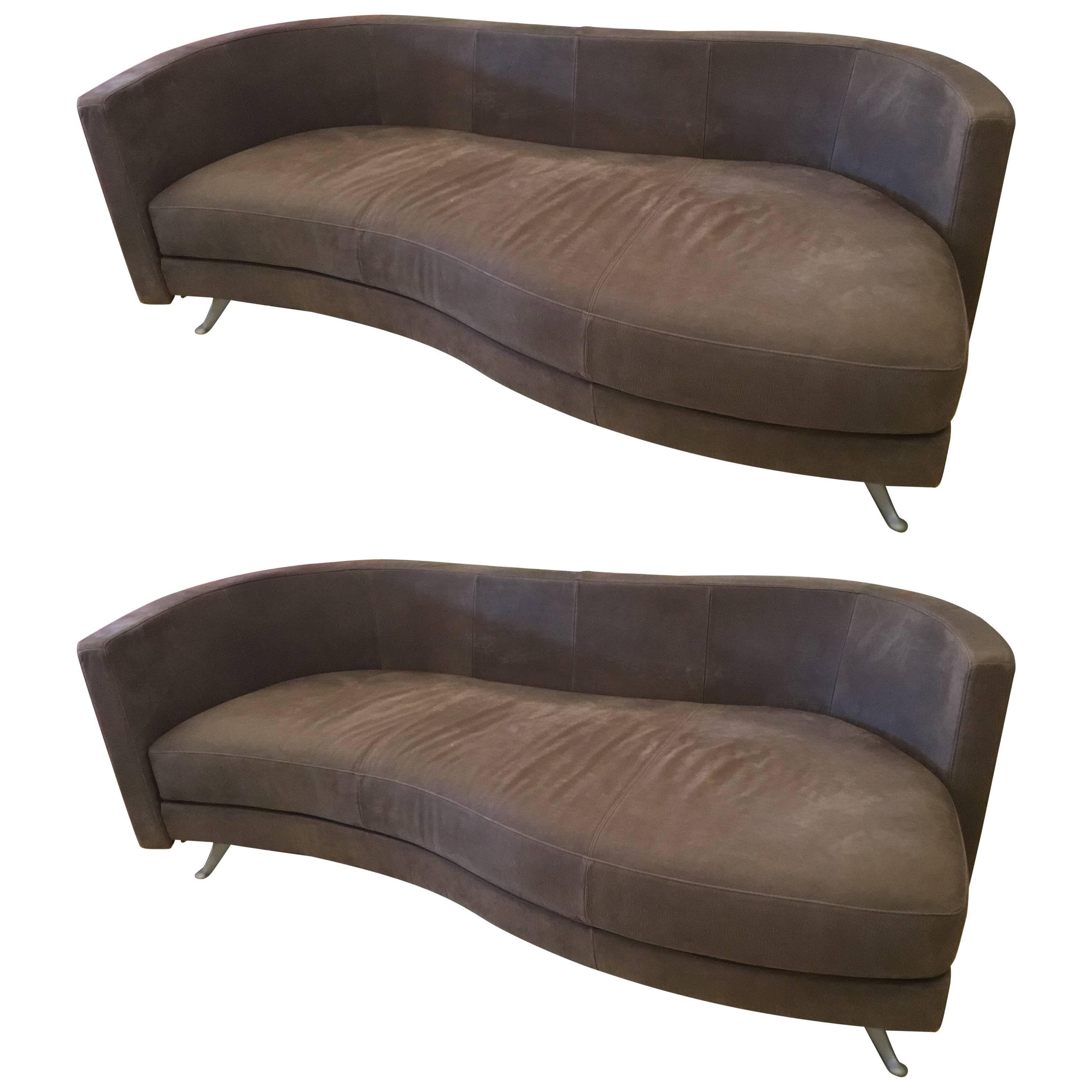 Pair of Sofas by Rolf Benz For Sale