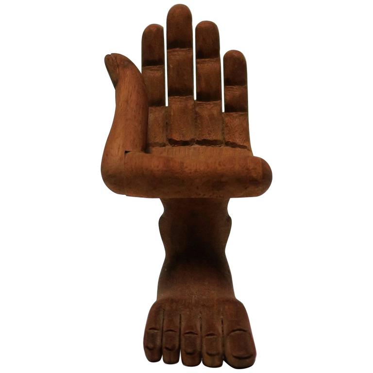 Pedro Friedeberg Hand Chair Decorative Object Sculpture at 1stDibs