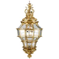 Versailles-Inspired French Bronze Hall Lantern