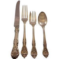 Retro King Edward by Gorham Sterling Silver Flatware Set for 8 Service 63 Pieces