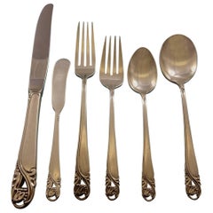 Spring Glory by International Sterling Silver Flatware Set 12 Service 72 Pieces