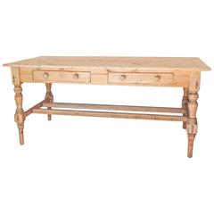 French Pine Work Table