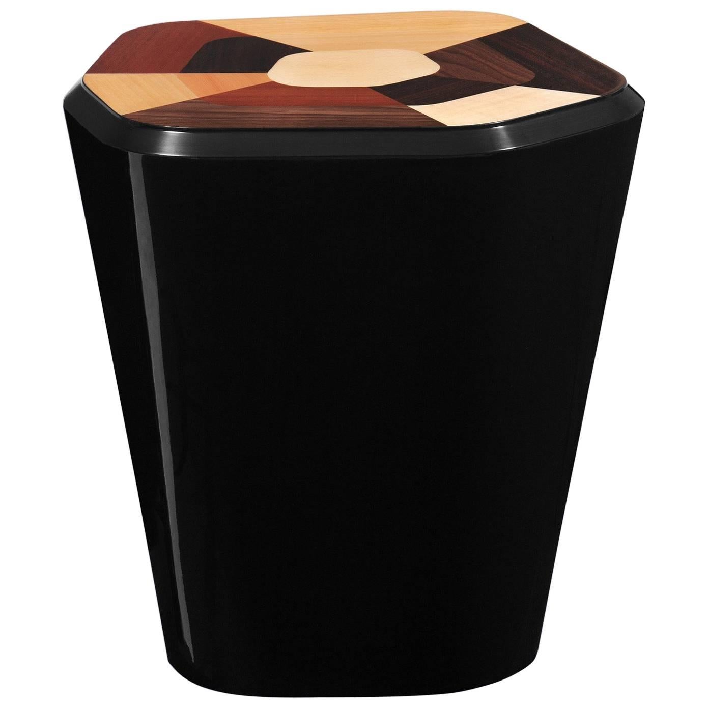 Timber Side Table by Studio Jean Marc Gady For Sale