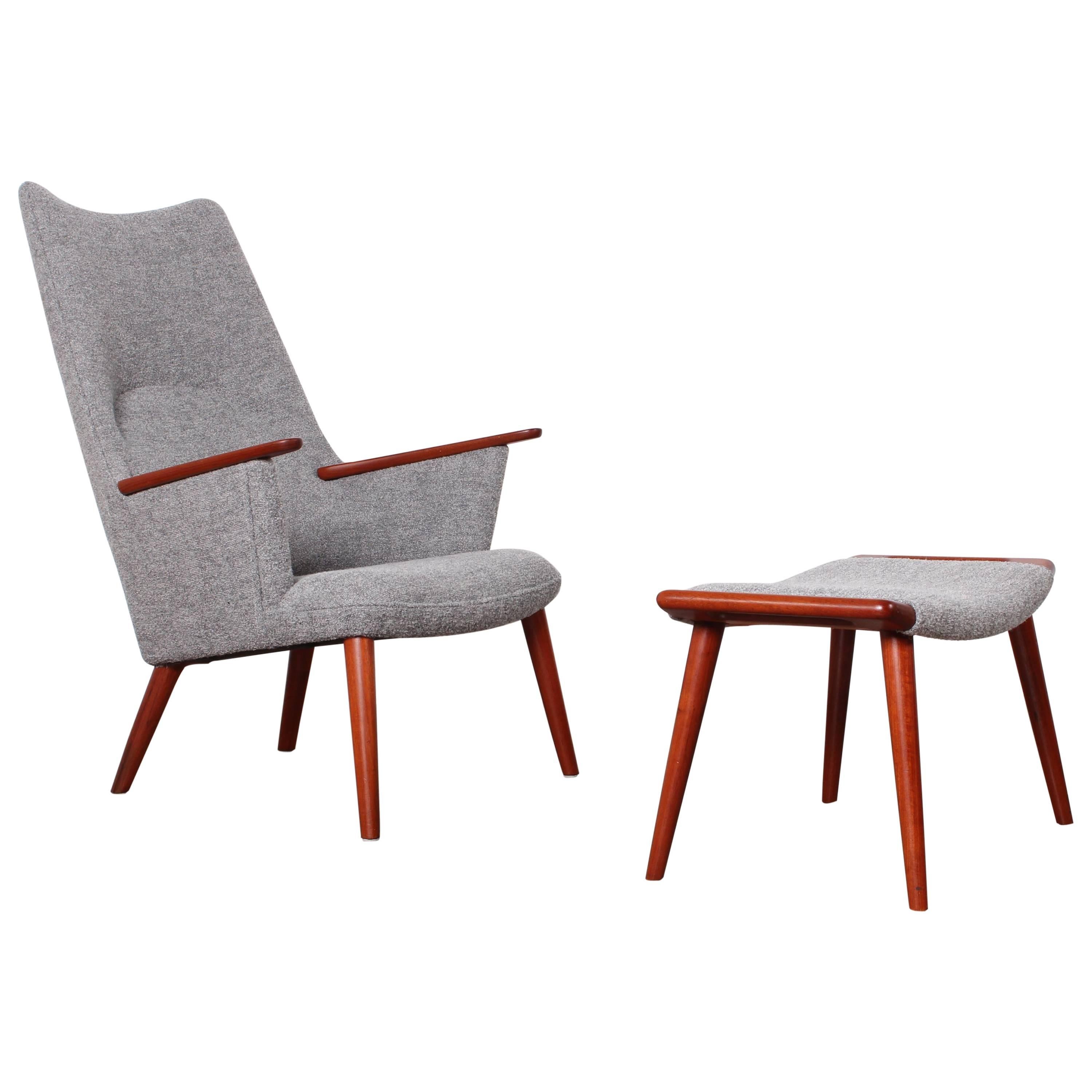 Hans Wegner AP-27 Lounge Chair and Ottoman