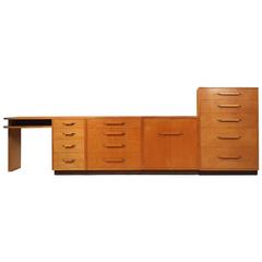 'Flexible Home Arrangement' Modular Birch Cabinet System by Eliel Saarinen 9