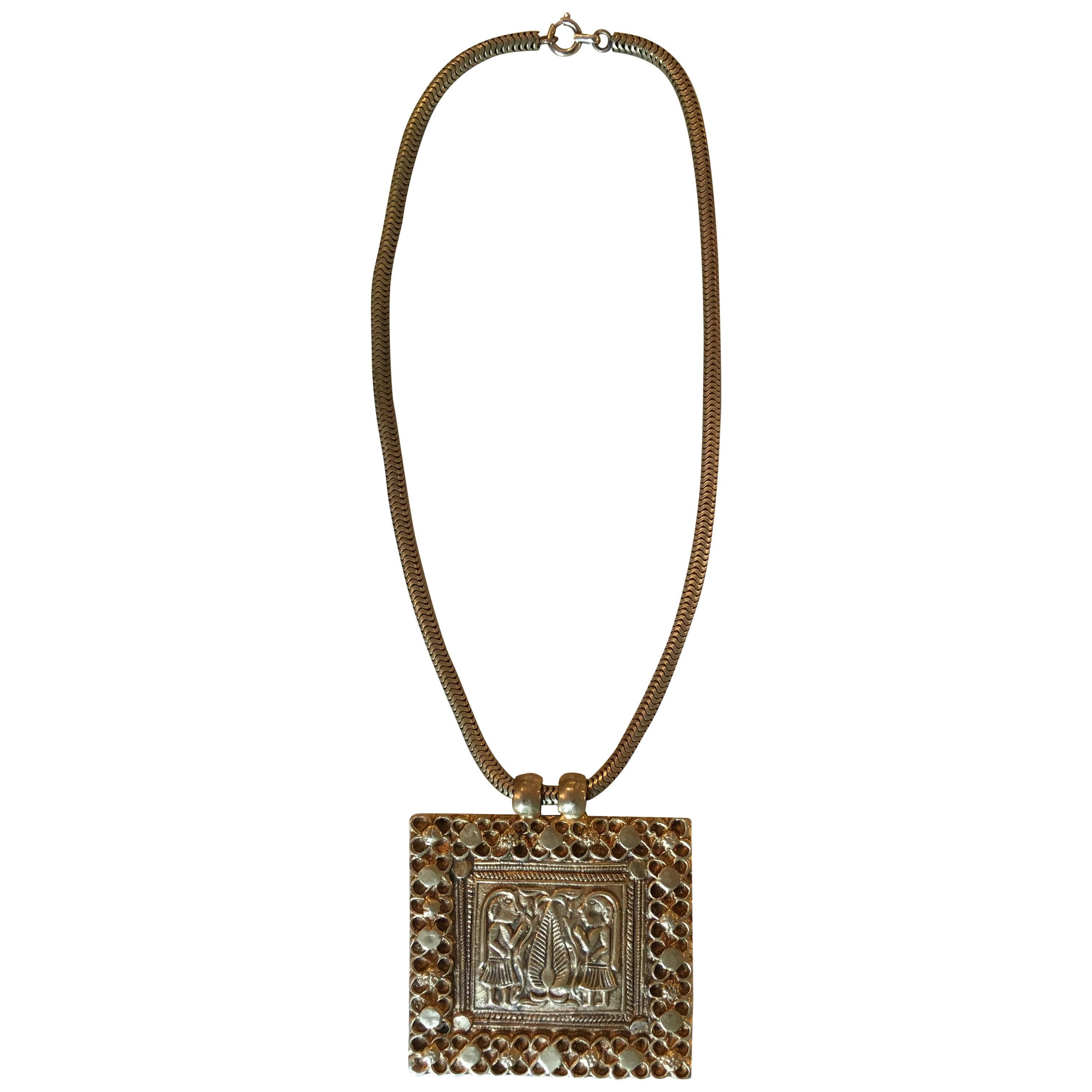 Pendant by Line Vautrin "L'Arbre De Vie" For Sale