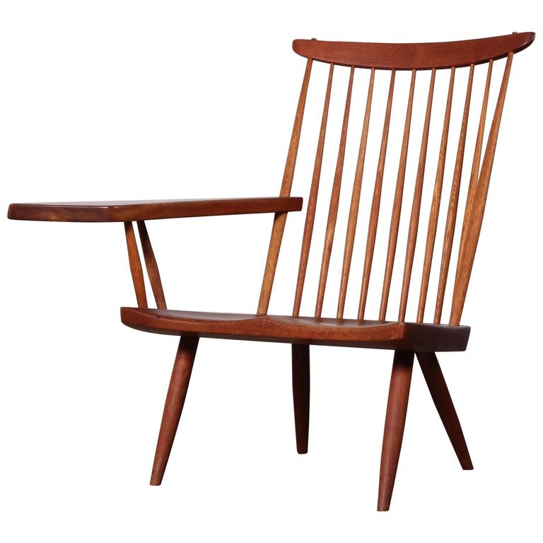 Nakashima Single Arm Lounge Chair, 1968 For Sale at 1stdibs