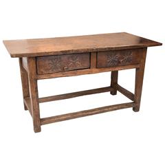 17th Century French Walnut Console Table 7