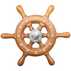 Vintage Yacht Wheel