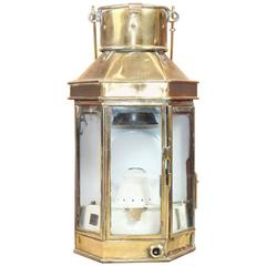 Used Brass Cabin Lantern by Griffth & Sons