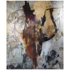 "AU79," 2017 Modern Painting on Canvas by Kathi Robinson Frank 12