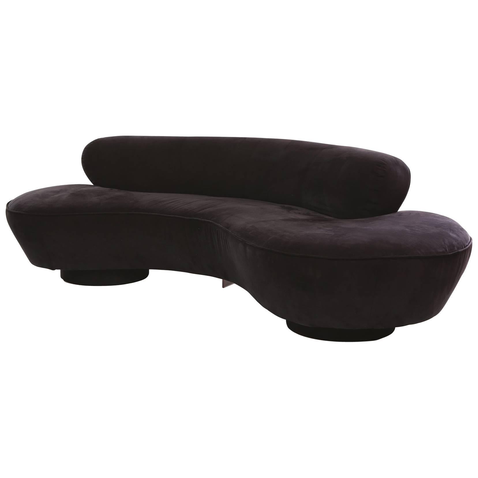 Vladimir Kagan for Directional Serpentine Sofa