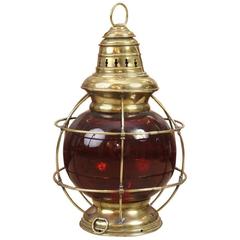 Vintage Solid Brass Perko Onion Lamp