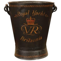 Authentic Ship's Deck Bucket, Britannia