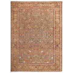 Fine Animal Motif Vintage Tabriz Persian Rug 2