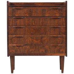 1960s Danish Modern Rosewood Chest of Drawers Henning Jorgensen Attributed