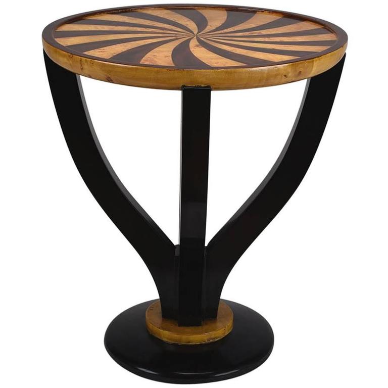 Art Deco Style Side Table at 1stdibs