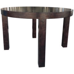 Gorgeous Brown Parchment Dining Table from Steve Chase Designed Estate