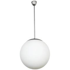 Huge Opaline Glass Pendant 2